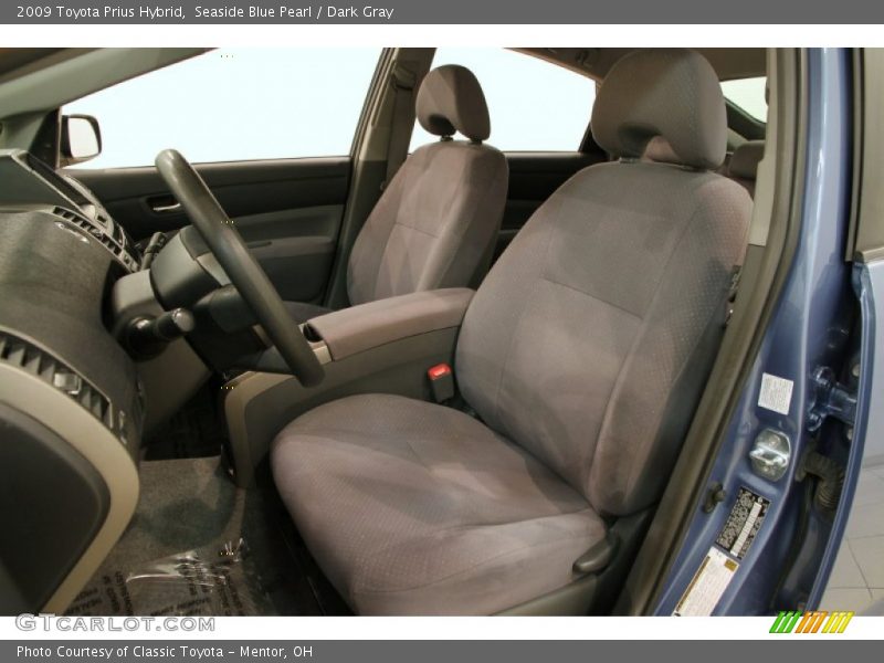 Seaside Blue Pearl / Dark Gray 2009 Toyota Prius Hybrid