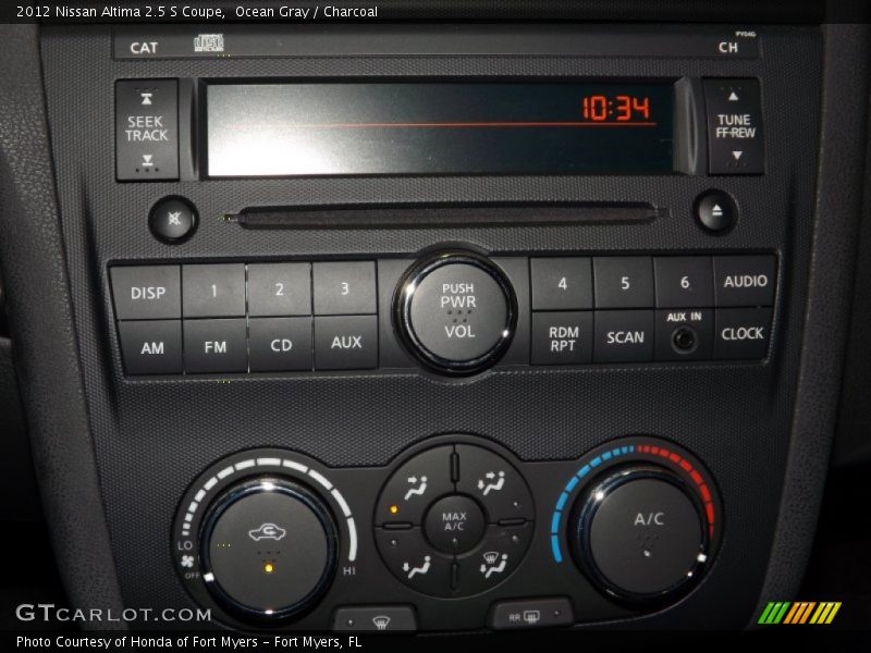 Ocean Gray / Charcoal 2012 Nissan Altima 2.5 S Coupe