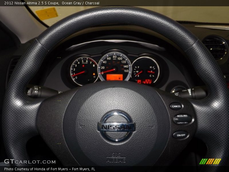 Ocean Gray / Charcoal 2012 Nissan Altima 2.5 S Coupe
