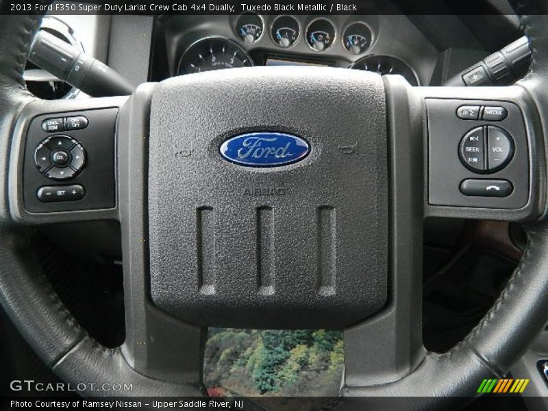 Tuxedo Black Metallic / Black 2013 Ford F350 Super Duty Lariat Crew Cab 4x4 Dually