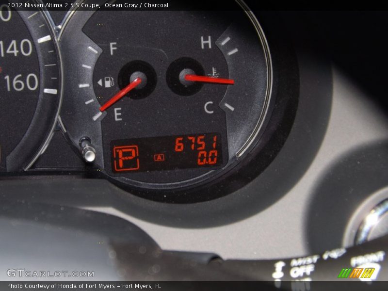 Ocean Gray / Charcoal 2012 Nissan Altima 2.5 S Coupe