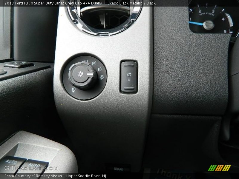 Tuxedo Black Metallic / Black 2013 Ford F350 Super Duty Lariat Crew Cab 4x4 Dually