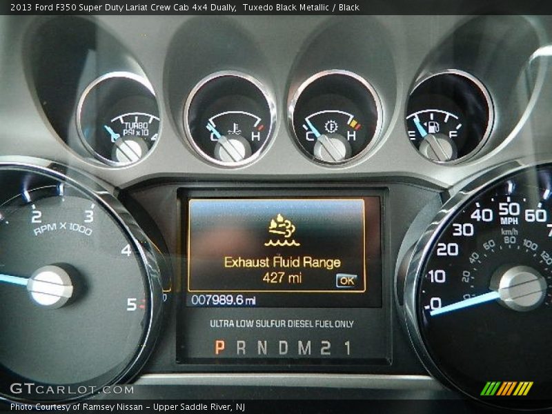 Tuxedo Black Metallic / Black 2013 Ford F350 Super Duty Lariat Crew Cab 4x4 Dually