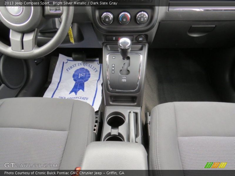 Bright Silver Metallic / Dark Slate Gray 2013 Jeep Compass Sport