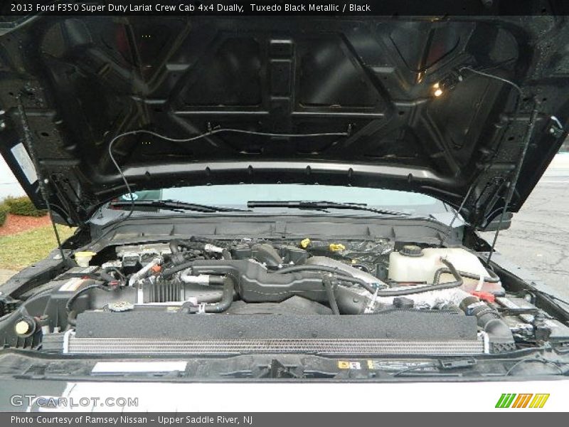 Tuxedo Black Metallic / Black 2013 Ford F350 Super Duty Lariat Crew Cab 4x4 Dually