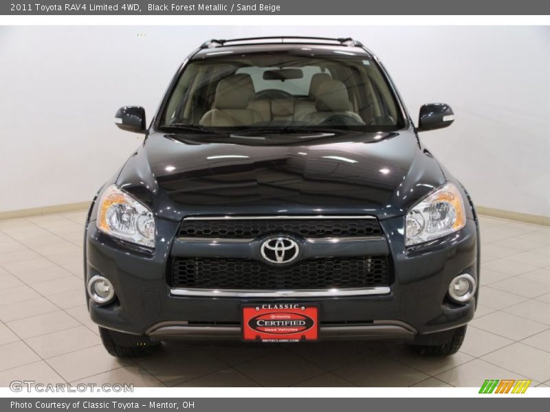 Black Forest Metallic / Sand Beige 2011 Toyota RAV4 Limited 4WD