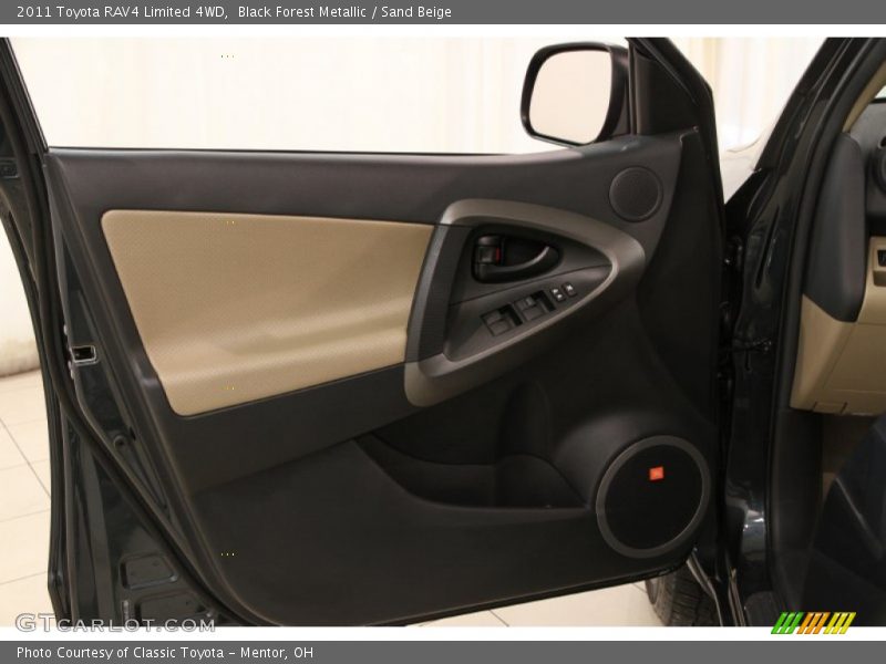 Black Forest Metallic / Sand Beige 2011 Toyota RAV4 Limited 4WD