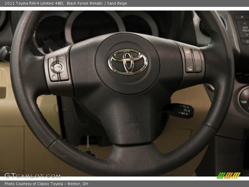 Black Forest Metallic / Sand Beige 2011 Toyota RAV4 Limited 4WD