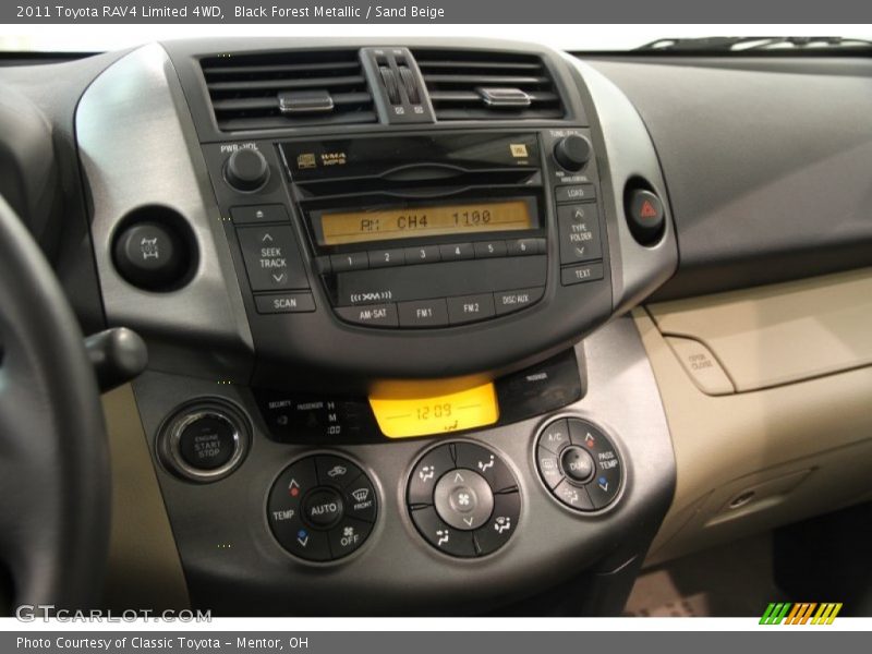 Black Forest Metallic / Sand Beige 2011 Toyota RAV4 Limited 4WD