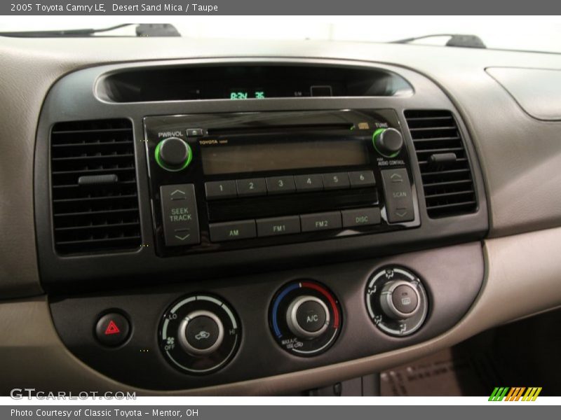 Desert Sand Mica / Taupe 2005 Toyota Camry LE