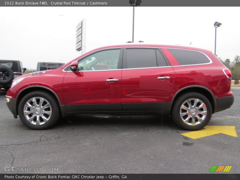 Crystal Red Tintcoat / Cashmere 2012 Buick Enclave FWD
