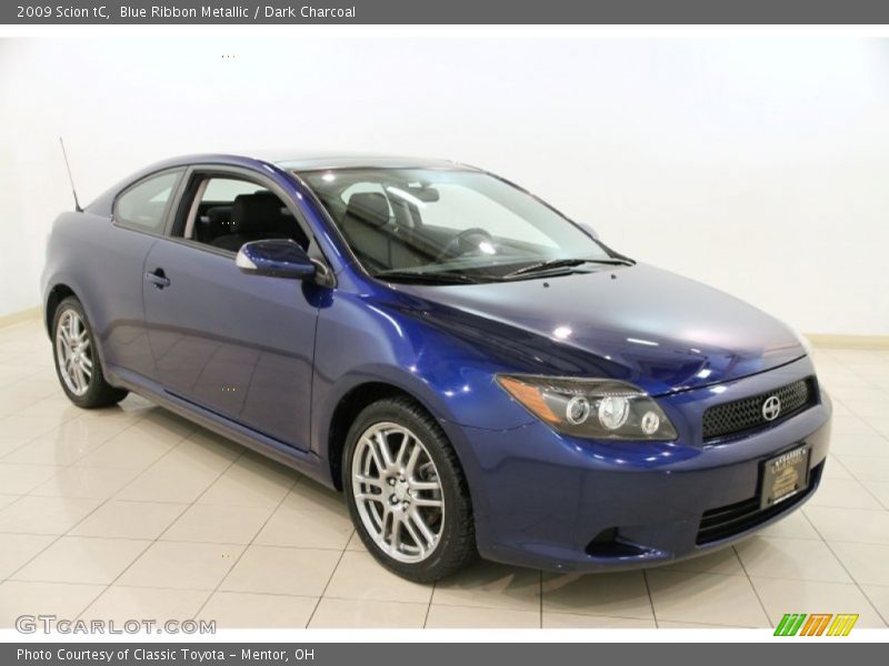 Blue Ribbon Metallic / Dark Charcoal 2009 Scion tC