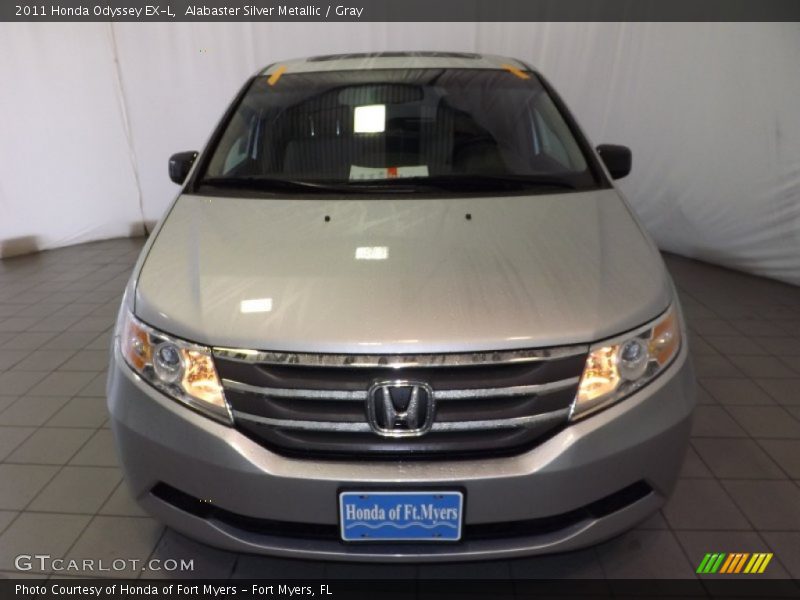 Alabaster Silver Metallic / Gray 2011 Honda Odyssey EX-L
