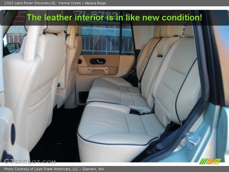 Vienna Green / Alpaca Beige 2003 Land Rover Discovery SE