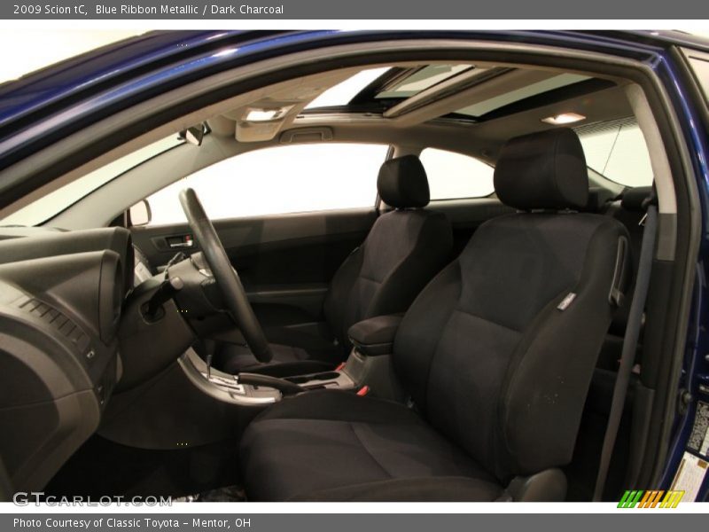 Blue Ribbon Metallic / Dark Charcoal 2009 Scion tC