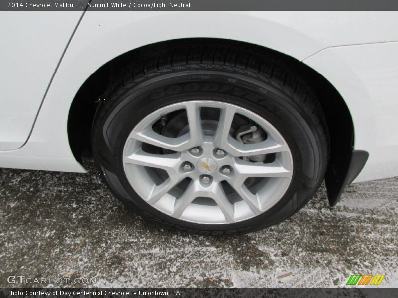 Summit White / Cocoa/Light Neutral 2014 Chevrolet Malibu LT