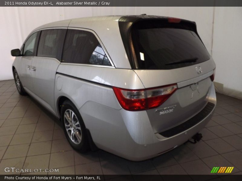 Alabaster Silver Metallic / Gray 2011 Honda Odyssey EX-L