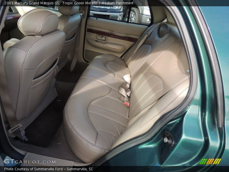 Tropic Green Metallic / Medium Parchment 2001 Mercury Grand Marquis GS