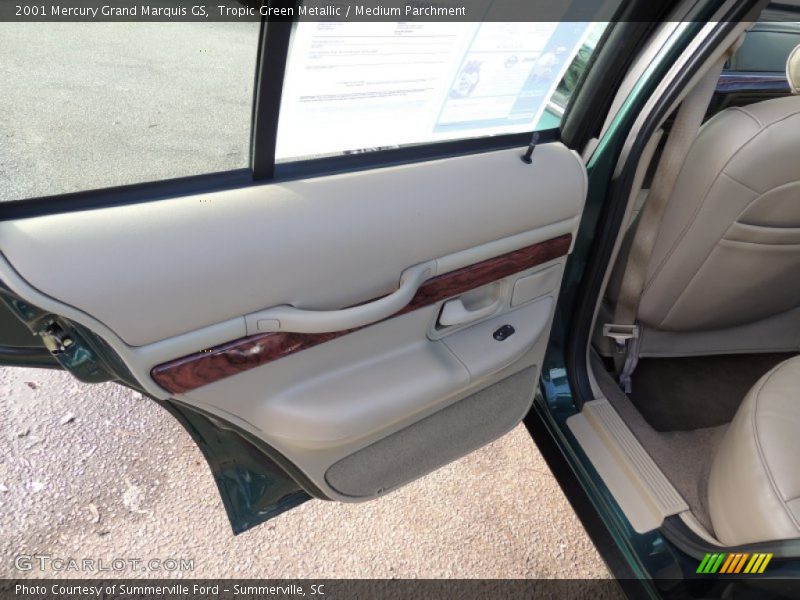 Tropic Green Metallic / Medium Parchment 2001 Mercury Grand Marquis GS