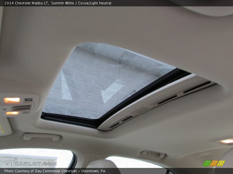 Summit White / Cocoa/Light Neutral 2014 Chevrolet Malibu LT