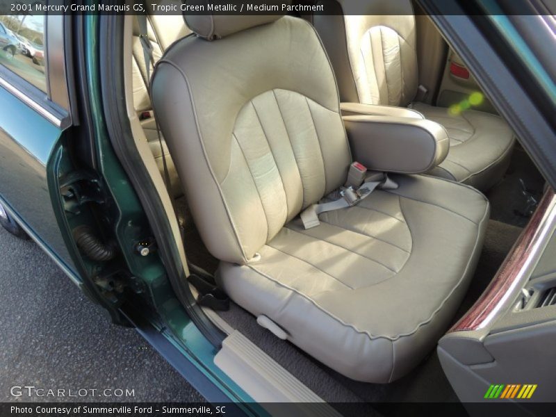 Tropic Green Metallic / Medium Parchment 2001 Mercury Grand Marquis GS