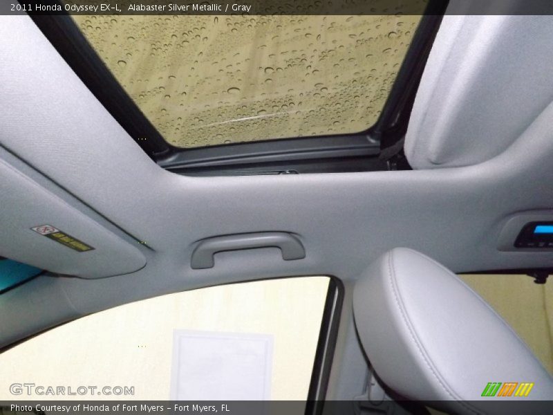 Alabaster Silver Metallic / Gray 2011 Honda Odyssey EX-L