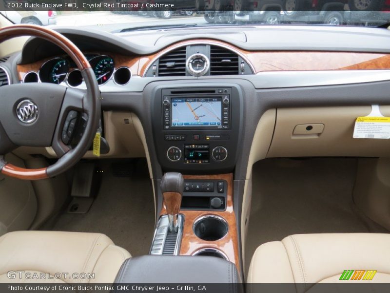 Crystal Red Tintcoat / Cashmere 2012 Buick Enclave FWD