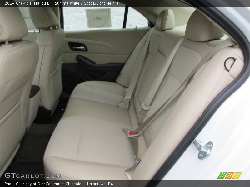 Summit White / Cocoa/Light Neutral 2014 Chevrolet Malibu LT