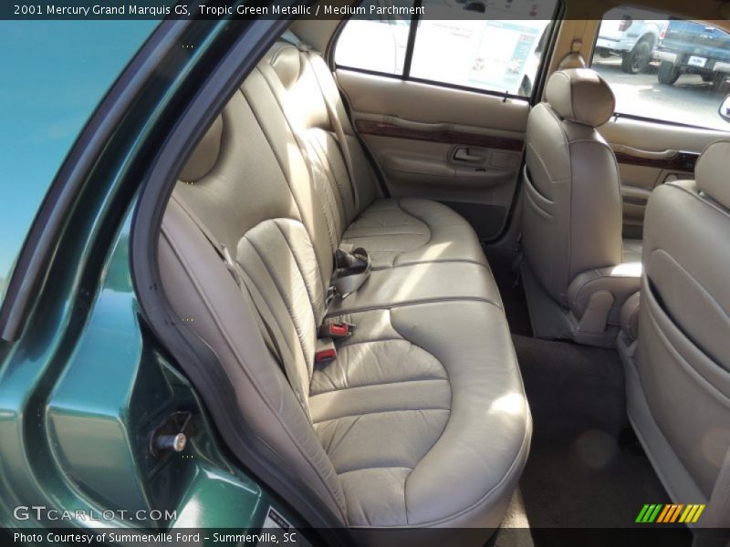 Tropic Green Metallic / Medium Parchment 2001 Mercury Grand Marquis GS