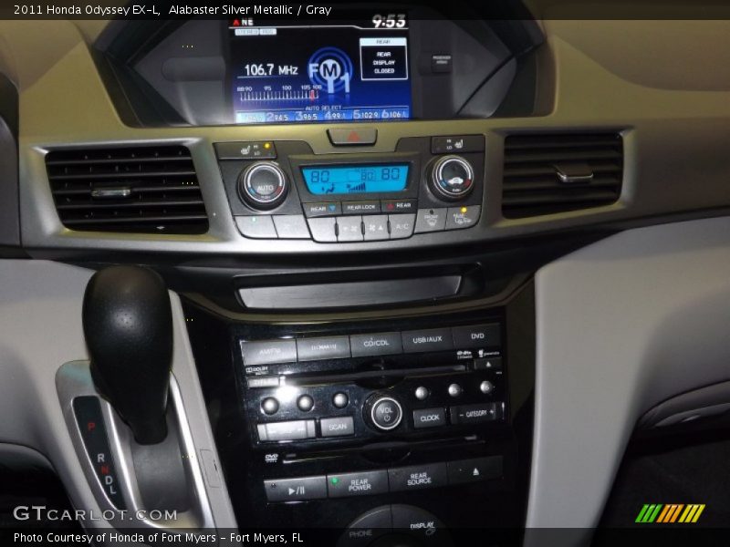 Alabaster Silver Metallic / Gray 2011 Honda Odyssey EX-L
