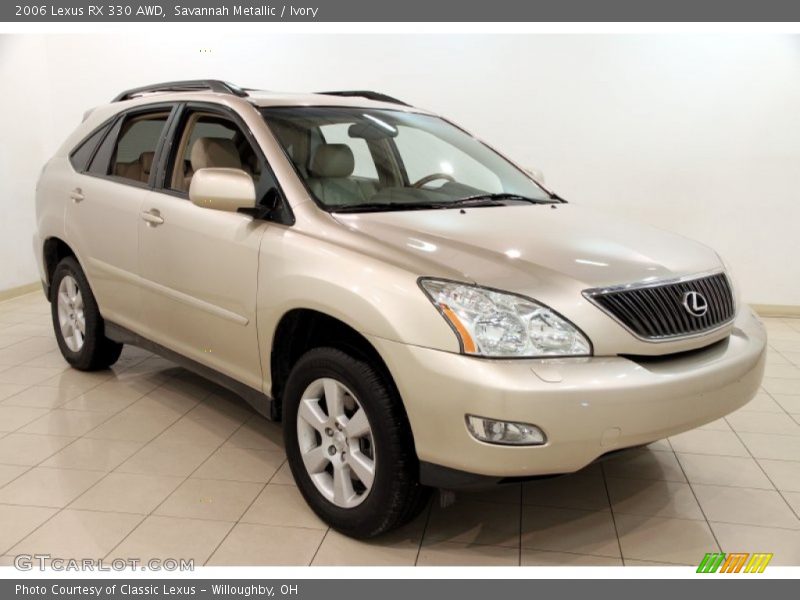 Savannah Metallic / Ivory 2006 Lexus RX 330 AWD