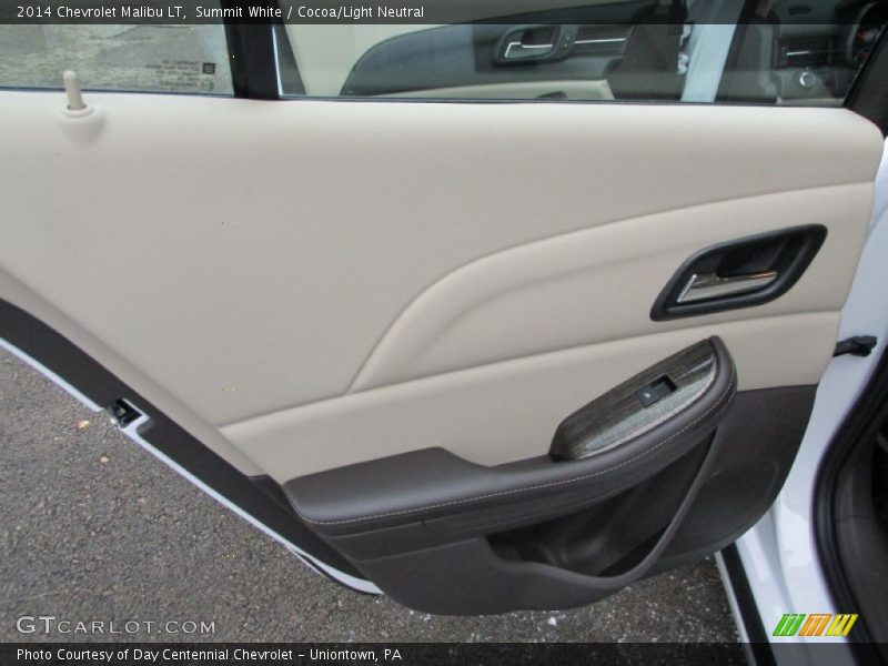 Summit White / Cocoa/Light Neutral 2014 Chevrolet Malibu LT