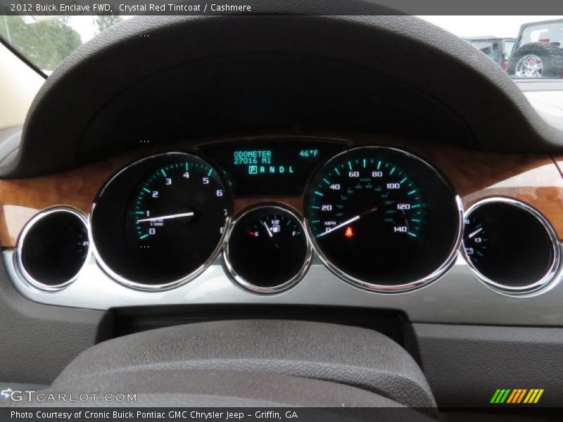 Crystal Red Tintcoat / Cashmere 2012 Buick Enclave FWD
