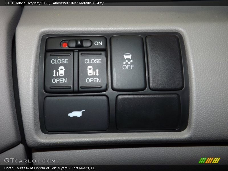 Alabaster Silver Metallic / Gray 2011 Honda Odyssey EX-L