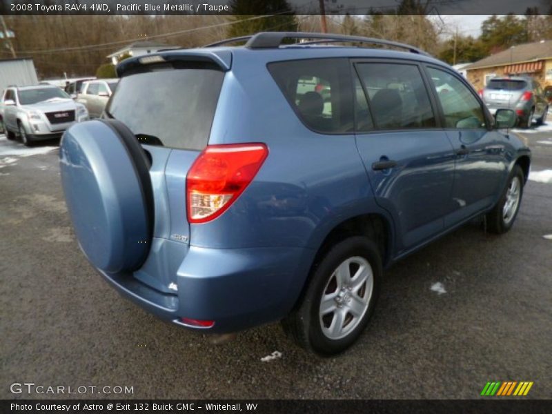 Pacific Blue Metallic / Taupe 2008 Toyota RAV4 4WD