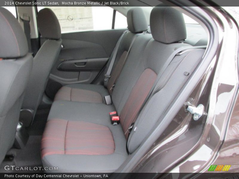 Mocha Bronze Metallic / Jet Black/Brick 2014 Chevrolet Sonic LT Sedan