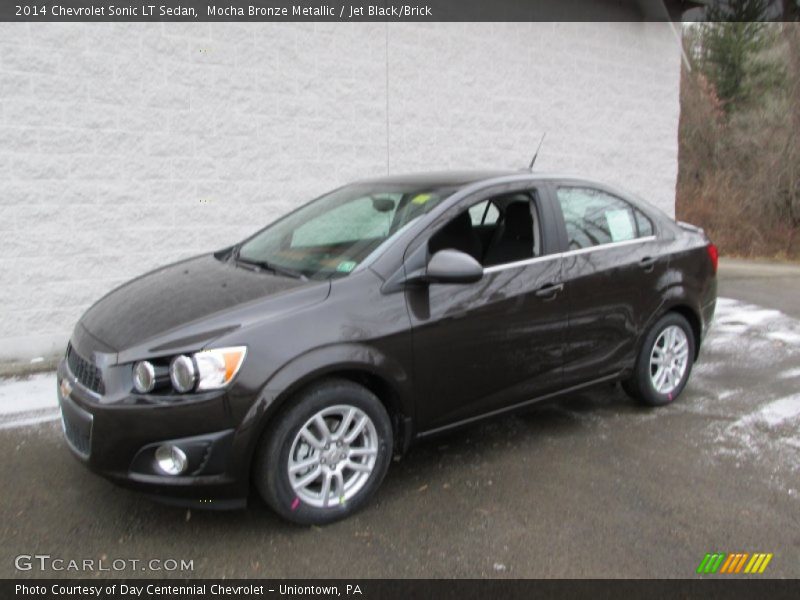 Mocha Bronze Metallic / Jet Black/Brick 2014 Chevrolet Sonic LT Sedan