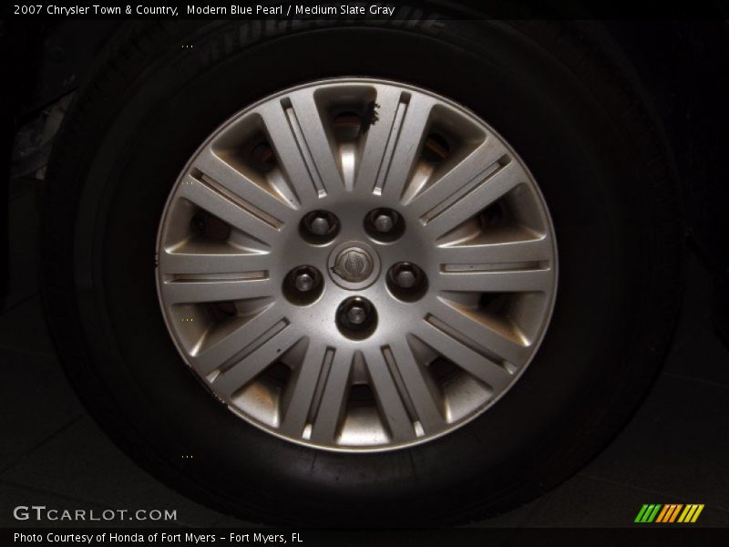 Modern Blue Pearl / Medium Slate Gray 2007 Chrysler Town & Country