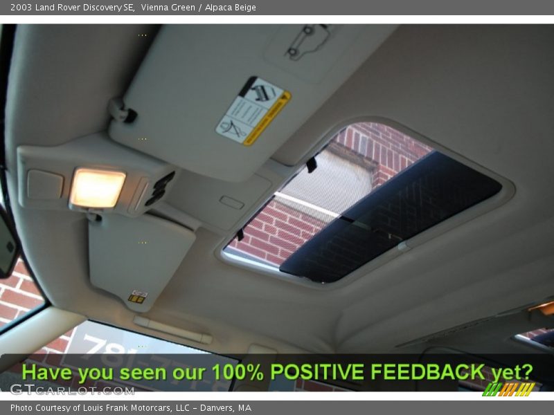 Vienna Green / Alpaca Beige 2003 Land Rover Discovery SE