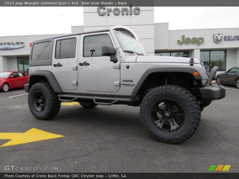 Billet Silver Metallic / Black 2014 Jeep Wrangler Unlimited Sport S 4x4