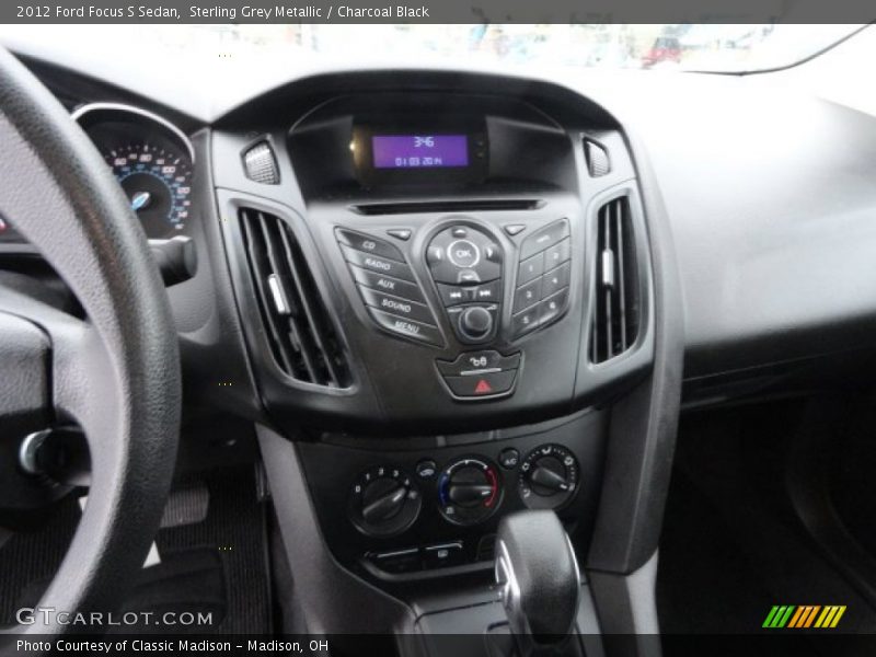 Sterling Grey Metallic / Charcoal Black 2012 Ford Focus S Sedan