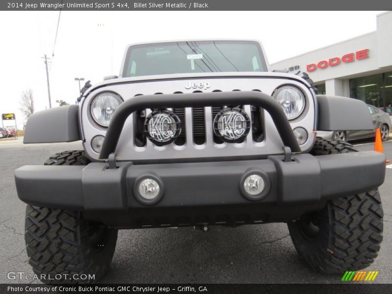 Billet Silver Metallic / Black 2014 Jeep Wrangler Unlimited Sport S 4x4