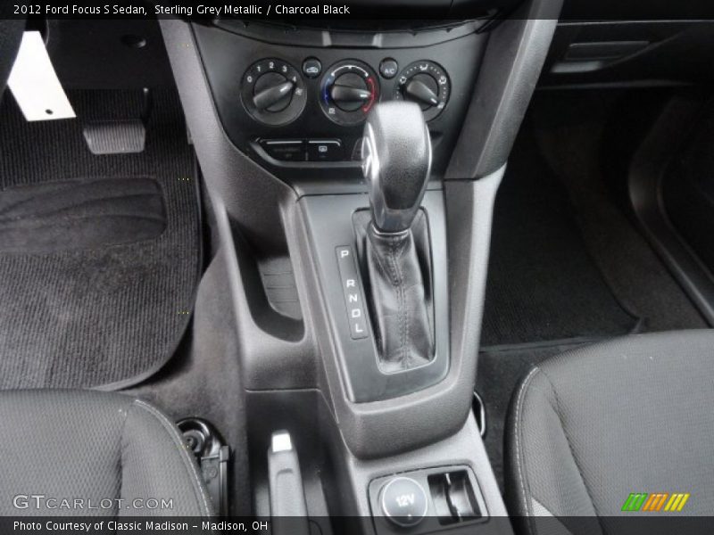 Sterling Grey Metallic / Charcoal Black 2012 Ford Focus S Sedan