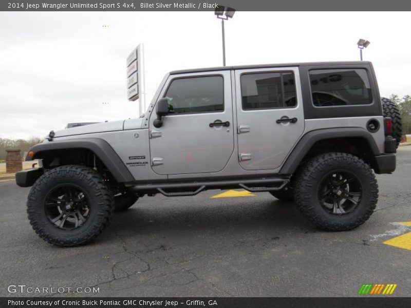 Billet Silver Metallic / Black 2014 Jeep Wrangler Unlimited Sport S 4x4