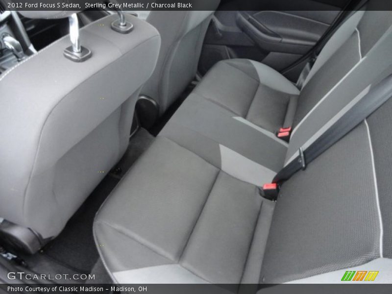 Sterling Grey Metallic / Charcoal Black 2012 Ford Focus S Sedan