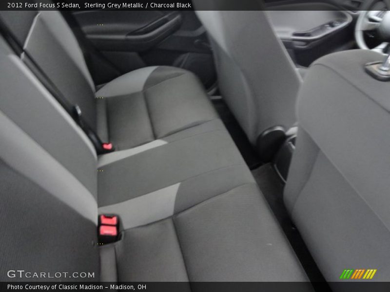 Sterling Grey Metallic / Charcoal Black 2012 Ford Focus S Sedan