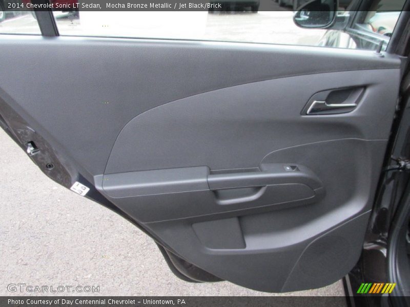 Mocha Bronze Metallic / Jet Black/Brick 2014 Chevrolet Sonic LT Sedan