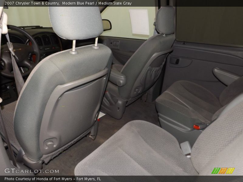 Modern Blue Pearl / Medium Slate Gray 2007 Chrysler Town & Country