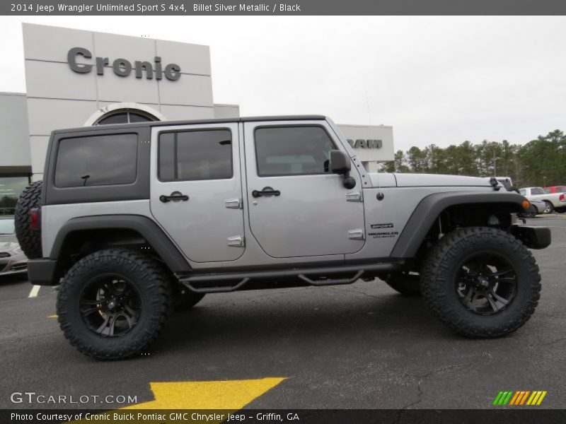 Billet Silver Metallic / Black 2014 Jeep Wrangler Unlimited Sport S 4x4