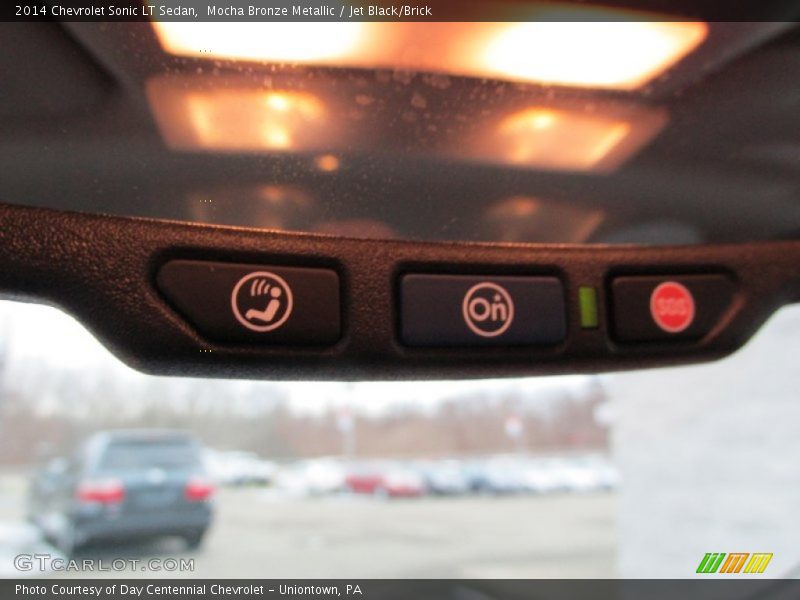 Mocha Bronze Metallic / Jet Black/Brick 2014 Chevrolet Sonic LT Sedan